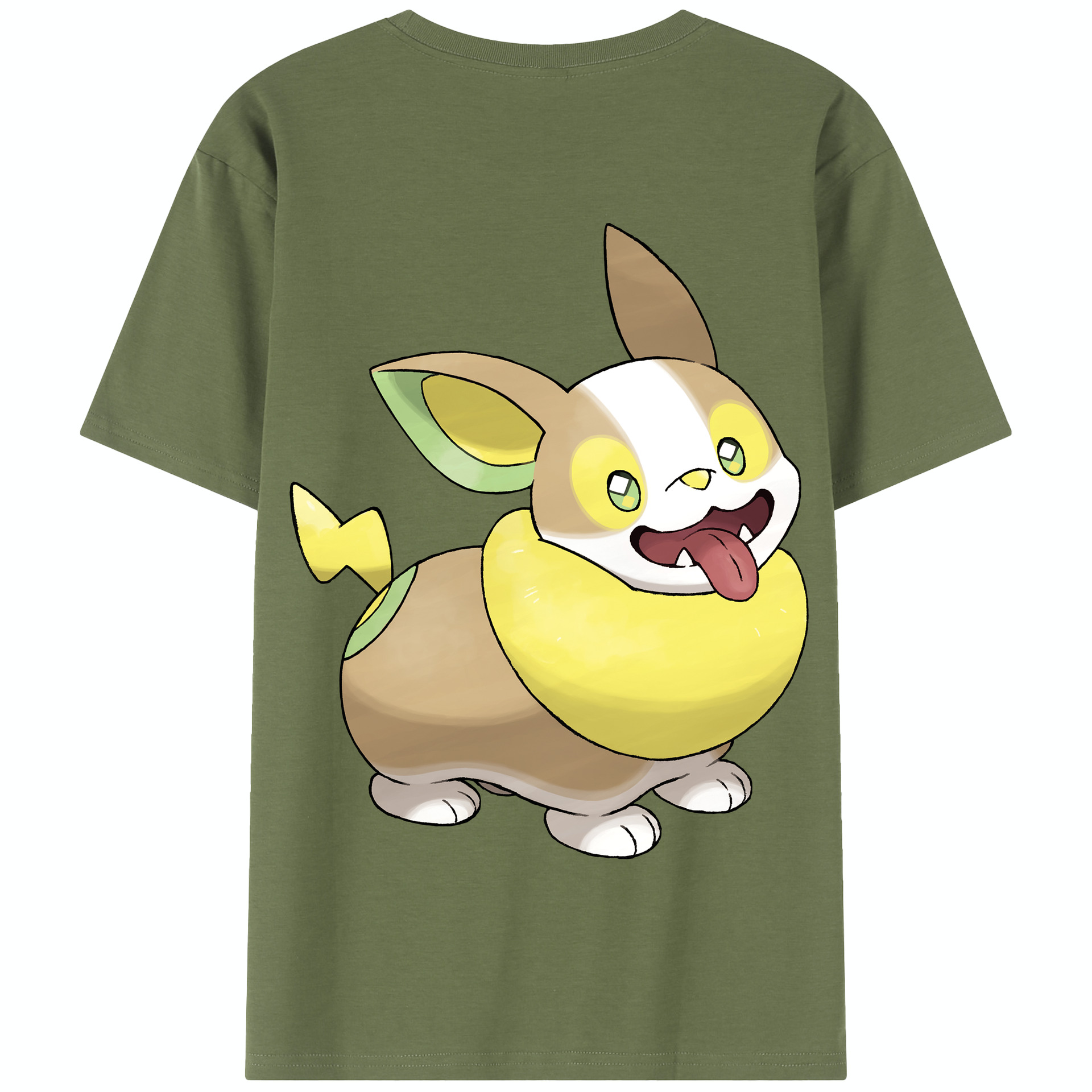 （画像用） ポケットモンスター Pokémon 綿100％半袖Tシャツ（背面プリント）